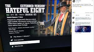 To watch netflix in ultra hd, you need: Netflix The Hateful Eight Extended Version 4 Episodes On Netflix In 4k Usa Hi Def Ninja Pop Culture Movie Collectible Community