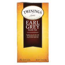 Twinings Earl Grey Black Tea 25 Tea Bags 1 76 Oz 50 G