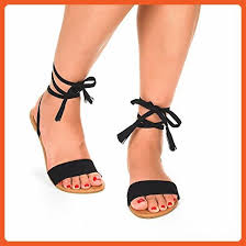 Black Ankle Strap Sandals Flat Dream Pairs Women S Maxim Black Ankle Strap Gladiator Flat Sandals 9 M Us Sandals For Women Ama Tie Up Sandals Women Beach Sandals Flat Gladiator Sandals