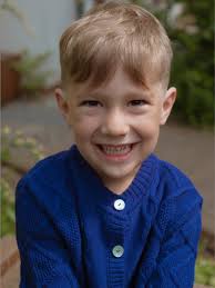 Cardigan Nostalgia Albastru din lână merinos