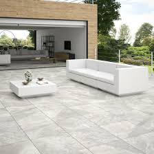Ferns, plants, stone, concrete, bamboo and succulents are all part of the this modern style. Maverick Grey Outdoor Slab Tiles Tiles From Tile Mountain