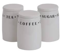 ✅ browse our daily deals for even more savings! Tradition Set Of 3 Ceramic Kitchen Storage Tins Caddies Canisters Food Storage Tins Tea Coffee Sugar Cream With Grey Lettering 15cm Buy Online In Botswana At Botswana Desertcart Com Productid 153926635