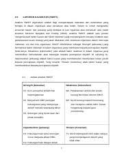 Analisis swot merupakan upaya yang dilakukan untuk menetapkan strategi dalam membangun bisnis. Tugasan 2 Swot Docx 1 0 Pendahuluan Analisis Swot Adalah Teknik Perancangan Strategik Yang Digunakan Bagi Membantu Seseorang Atau Organisasi Mengenal Course Hero