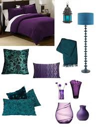 Black And Purple Room Purple And Teal Bedroom Purple Bedrooms Teal Bedroom Peacock Bedroom
