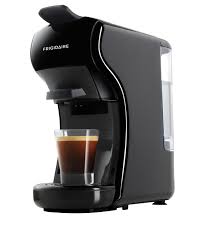 No paper cups are needed as the permanent drip filter lets grounds be poured directly into the coffee maker. Frigidaire Nespresso Compatible Multi Capsule Espresso And Coffee Maker Ecmn103 Black Walmart Com Walmart Com