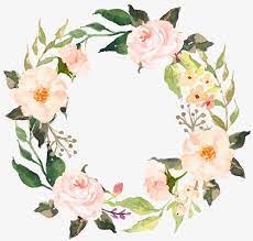 Sen Department Of Pink Flowers Garland Flowers Watercolor Wreath Sen Png And Vector With Transparent Background For Free Download Wreath Watercolor Watercolor Flowers Floral Wreath Watercolor