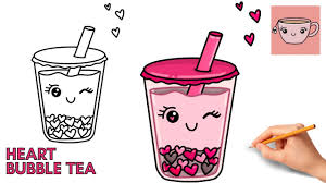 Check spelling or type a new query. How To Draw Bubble Tea W Heart Tapioca Boba Valentine S Day Step By Step Drawing Tutorial Youtube