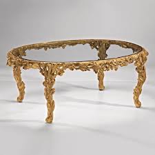 Coffee Table Antique Gold Leaf Oval Carved Wood Glass Top Coffee Table Wood Oval Coffee Tables Gold Coffee Table