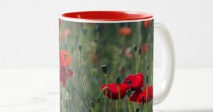 Wild Field Of Poppies Two Tone Coffee Mug Zazzle Com Mugs Coffee Mugs Poppies