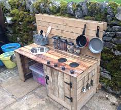 Diy Mud Outdoor Kitchen Made From Recycled Pallets Pallet Ideas Ahsap Palet Palet Tahtasi