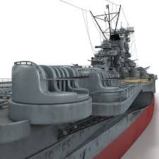 3d Japanese Battleship Yamato Model Yamato Battleship Battleship Yamato Class Battleship