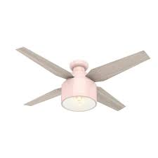 It is actually a handmade ceiling fan great for every child's. Hunter Cranbrook 52 In Led Low Profile Indoor Blush Pink Ceiling Fan With Light Kit And Remote Control 50263 The Home Depot