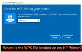 Solved Where Is The Wps Pin Located On My Hp Printer