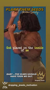 Baby the scars. Use them as seed. Purpose in the pain. #amiready #seed  #gaith #blessings #glory #sarahjakesroberts #thepottershouse #droppingjewels