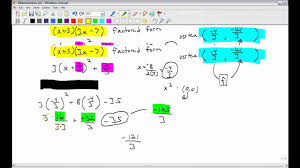 Jul 09, 2021 · to obtain the standard form from the vertex form we use these steps: Howto How To Factor A Quadratic Equation In Standard Form