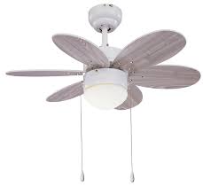 Ceiling Fan Rainbow White 76cm 30 With Light Home Commercial Heaters Ventilation Ceiling Fans Uk