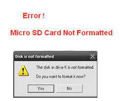 Check spelling or type a new query. Fix Sd Card Not Formatted Sd Card That Needs To Be Formatted For Free