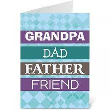 Download To Grandpa On Father S Day Card Large 5 X 7 Fathers Day Card With Sentiment Inside White Envelope Walmart Com Walmart Com