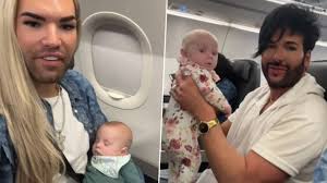 Gay Couple, Joseph and Nathan Hughes, Show Off Their Surrogate Babies,  Dylan and Kyle, In Viral Video While Taking Flight To Mexico, Receive Mixed  Reactions Online