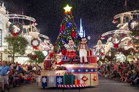 Nighttime parade floats rely on lighting to make the float and participants visible but also to create a mood and feel for the scene. Holiday Attractions And Events In The Southeast Us