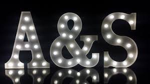 12 Metal White A S Marquee Letters Marquee Light Etsy Marquee Letters Marquee Lights Lighted Marquee Letters