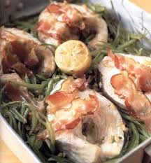 Tray Baked Cod With Runner Beans Pancetta And Mummypages Uk Baked Cod Baked Cod Recipes Tray Bakes