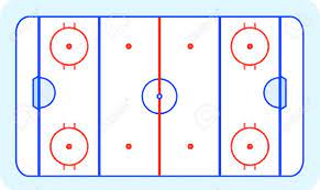 Regelverstöße im eishockey geht es oft hart zur sache und schlägereien sind keine seltenheit. Eishockey Feld Blau Grusskarte Lizenzfrei Nutzbare Vektorgrafiken Clip Arts Illustrationen Image 10856171