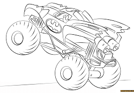 The dragon's body is based loosely on the chevrolet corvette, except the strange paintings on its body. Batman Monster Truck Coloring Pages Batman Coloring Pages Coloring Pages For Kids And Adults