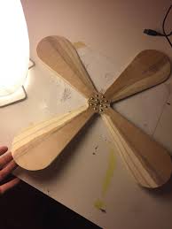 White the genesis 20 in. Box Fan Fell Over And The Blade Broke So I Made A Propeller To Replace It Works Like New Woodworking