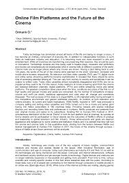 Pas în doi, also known as paso doble, is a 1985 romanian film directed by dan pița. Pdf Online Film Platforms And The Future Of The Cinema