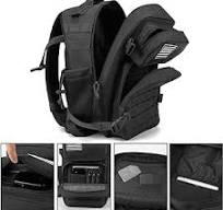 Amazon.com: QT&QY Mochila táctica militar de 25L/35L/45L para hombres Molle  Daypack 3 días Bug Out bolsa senderismo mochila con soporte para botella :  ...