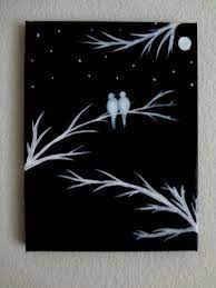 Check spelling or type a new query. Black And White Acrylic Painting Canvas Art Love Birds Silhouette Canvas Painting Wall Decor Black Canvas Paintings Canvas Art Painting Simple Canvas Paintings