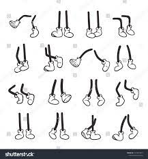 Cartoon Legs Set Funny Cute Comic Stock Vector Royalty Free 1419014915 Cartoon Legs Cartoon Art Styles Cartoon Styles