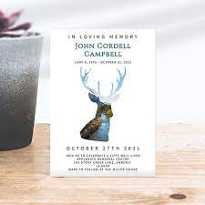 Deer Creek Funeral Invites In 2021 Funeral Invitation Invitation Printing Funeral Templates