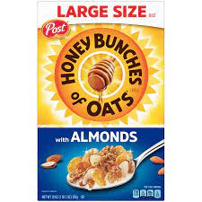 Cereal is a popular breakfast food that's often for. Buy Honey Bunches Of Oats With Almonds Heart Healthy Low Fat Made With Whole Grain Cereal 18 Ounce Box Online In Germany B0055aez0g