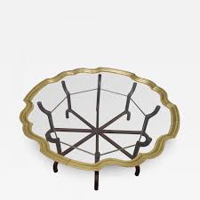 15 h x 50 w x 40 d property from a litchfield estate. Baker Furniture Company Brass And Glass Tray Top Coffee Table By Baker Furniture