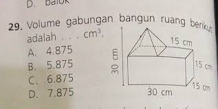Kebutuhan modal asing (pinjaman lunak) tidak menurun: Soal Volume Bangun Ruang Gabungan Kelas 6 Contoh Soal Bangun Ruang Gabungan Tim Pemakaman