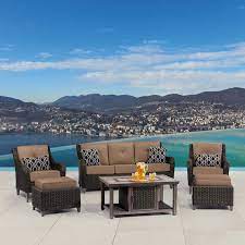 Agio Eldorado 6 Piece Deep Seating Set Deep Seating Seating Outdoor Furniture Sets