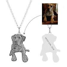 Save 5% with coupon (some sizes/colors) Amazon Com Hua Meng Personalized Pet Cat Dog Picture Jewelry Custom Photo Necklace Pendant Silver P Dog Picture Jewelry Personalized Dog Necklace Pet Necklace