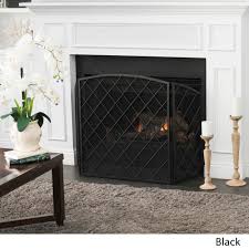 Online shopping for fire pit spark screens from a great selection at patio, lawn & garden store. Amiyah 3 Panel Fireplace Screen By Christopher Knight Home Overstock 17363099