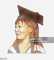 82 Young Woman Profile Studio High Res Illustrations