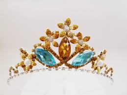 Gold Birthday Crown For Adults Princess Jasmine Rhinestone Crown Princess Jasmine Tiara Gold Flowers Pearls Crown Jasmine Costume First Birthday Flower Crown Gold Crown Rhinestone Crown Crystal Tiaras Rhinestone Tiara