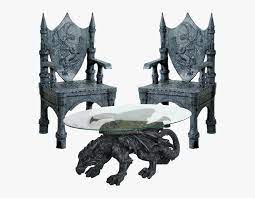 I painted this phone table solid black several months ago. Gothic Coffee Table Hd Png Download Kindpng