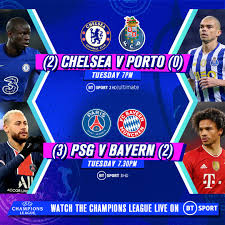 Click here to get bt sport now Bt On Twitter Chelsea And Psg Have The Advantage Ahead Of Their Home Champions League Quarter Final Second Leg Join The Btsport Team Live From 7pm To See Who Books A Place In