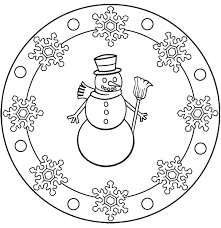Mandales D Hivern Mandala Coloring Pages Mandala Coloring Books Mandala Coloring