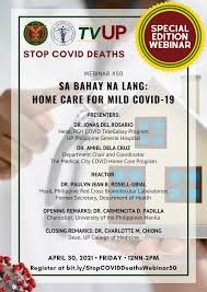 Check spelling or type a new query. Up Webinar To Focus On Home Care For Mild Covid 19 University Of The Philippines