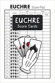 Malcolm bain's buck euchre program for windows is available from card games galore. Euchre Score Cards Euchre Personal Tally Game Night Score Sheets Record Scorekeeping Book Euchre Card Games Score Pads Small Size 6 X 9 Inches Noel Georgia 9798650515890 Amazon Com Books