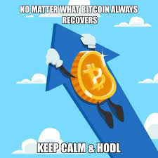 No Matter What Bitcoin Always Recover Keep Calm Hold Bitcoin Hodl Meme Bitcoin Memes Meme Names