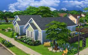Sims 4 Homes Katherine Hall 40 X 30 Family Home 6 Bed 2 Bath Sims 4 Houses Sims House Sims House Ideas