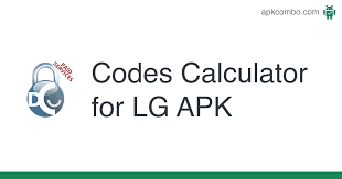 Update, may 12, 2020 (1:45am. Codes Calculator For Lg Apk 1 0 11 Android App Download